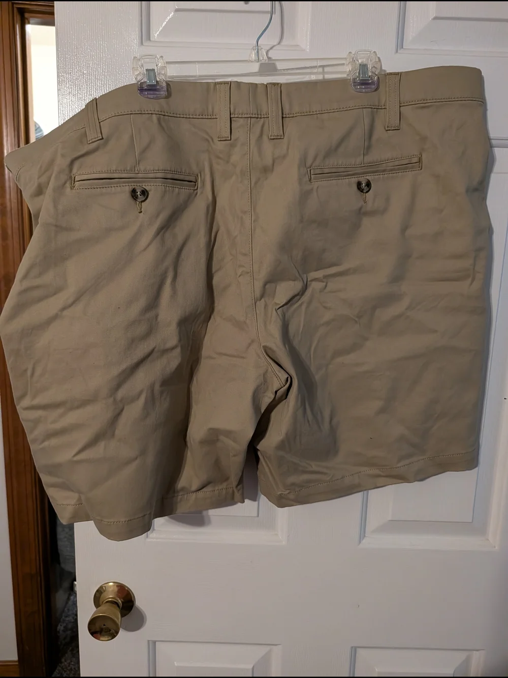 Sonoma Men's Tan Flat-Front Chino Shorts
